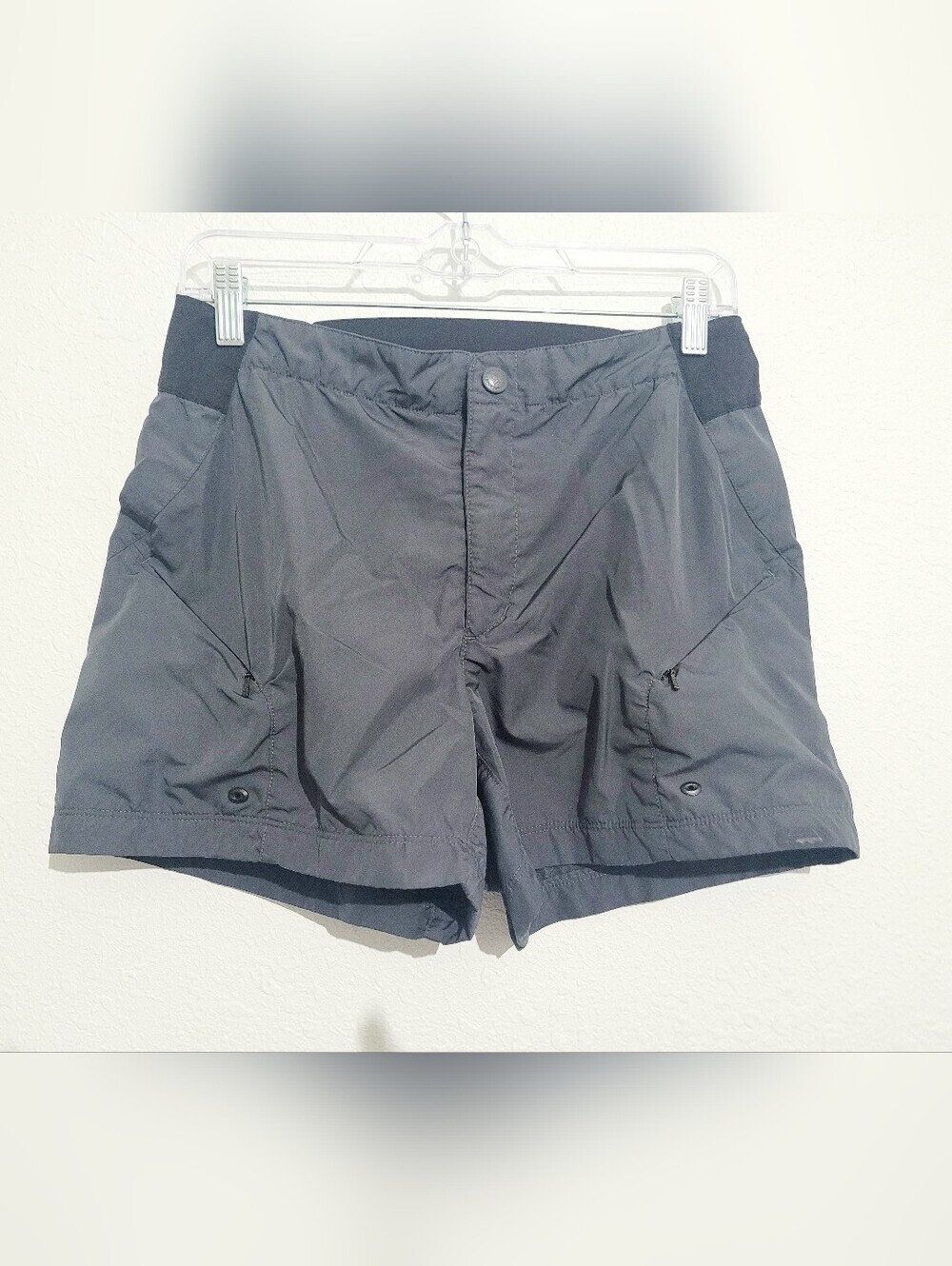 Columbia Titanium Women's Blue Size S Hiking Trail Shorts 4" Inseam Zip Pockets - Picture 2 of 11